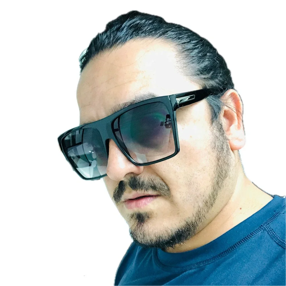 Sunglasses Rectangular Sun Protection Driving Outside Wear‎ Cover Fae Shield New